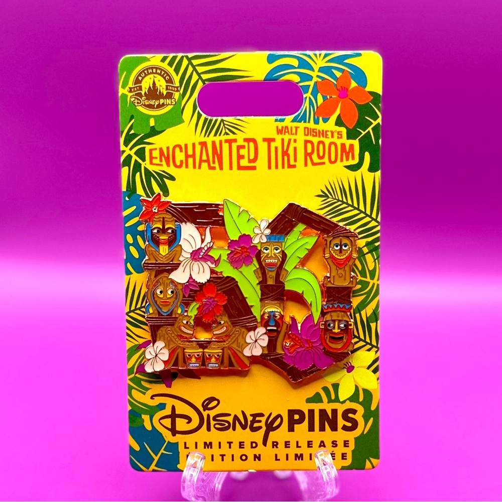 COPY - Disney Parks Enchanted Tiki Room 60th Anniversary Pin LR
